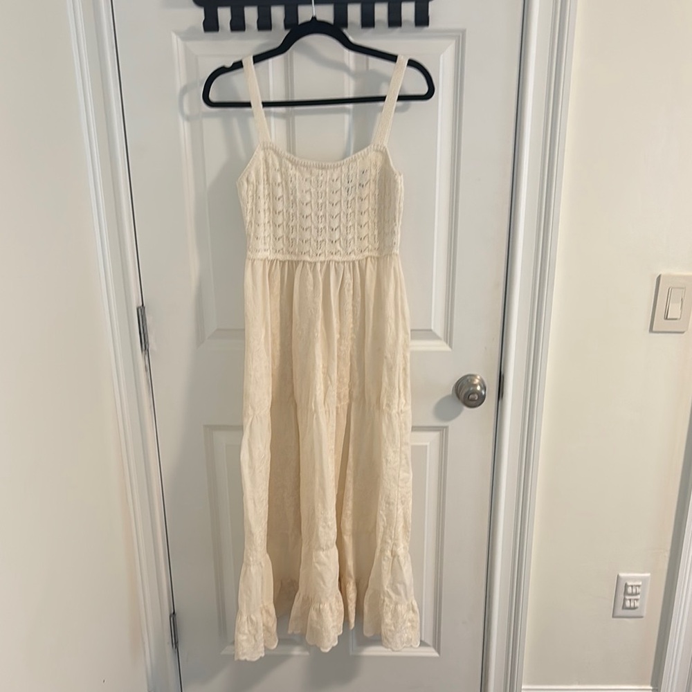 Zara Cream Maxi Dress